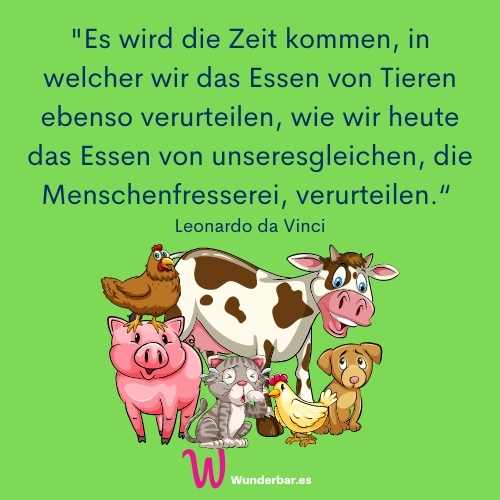 Read more about the article Es wird die Zeit kommen, in welcher wir das Essen von Tieren…